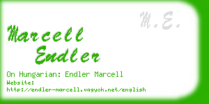 marcell endler business card